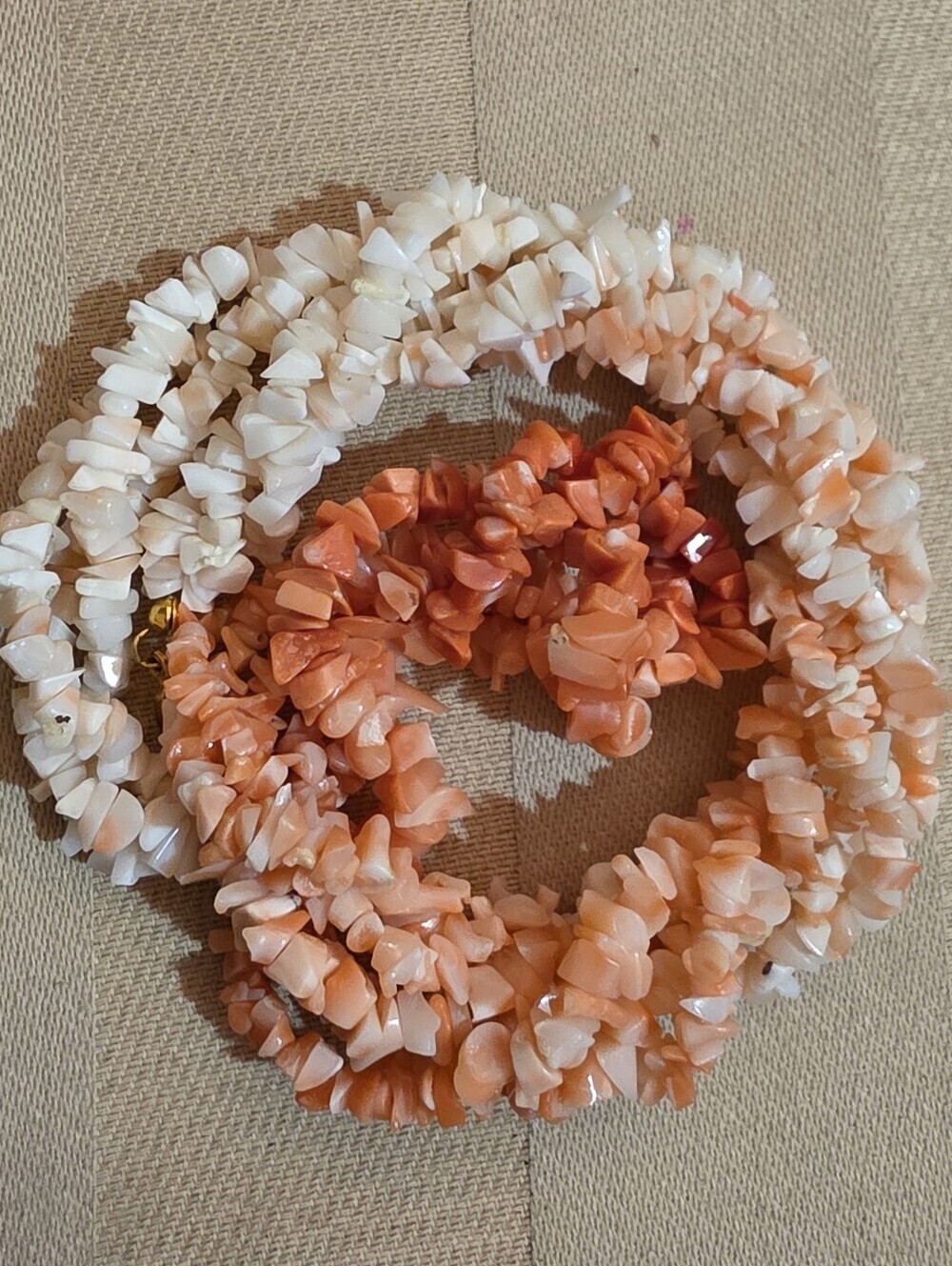 GENUINE ANGEL SKIN CORAL NECKLACE 22In - Picture 6 of 6